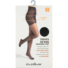 Crossbow women's control top tights 20den