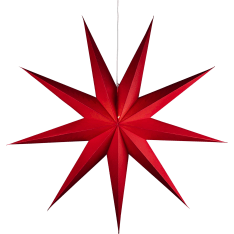 Konstsmide paperstar 115 cm red