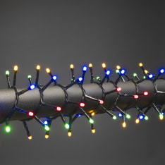 Konstsmide 3869-530 IP44 800LED moniväri cluster frostattu ukovalosarja