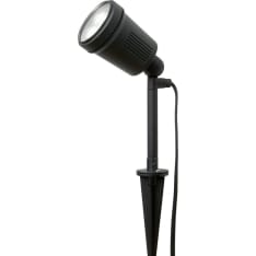 Konstsmide 7440-000 Amalfi musta puutarhaspotti 12V