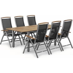 Hillerstorp Nydala teak armrests adjustable chair