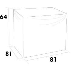 Hillerstorp 4099403008 Oxelunda Corner Part Black Furniture Cover Chair