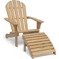 Hillerstorp 4121800004 Tennessee Teak Nature Deck Chair