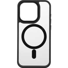 Onsala iPhone 15 Pro Clear Case Black Bumper MagSeries protective cover