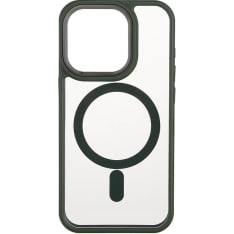 Onsala iPhone 15 Pro Clear Case Green Bumper MagSeries protective cover