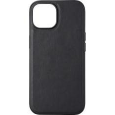 Buffalo iPhone 15 black leather MagSerie protective case
