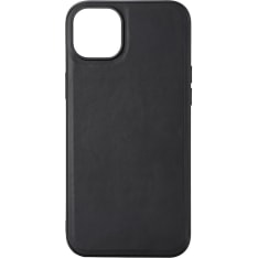 Buffalo iPhone 15 Plus black leather MagSerie protective case