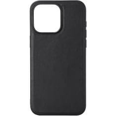 Buffalo iPhone 15 Pro Max black leather MagSerie protective case