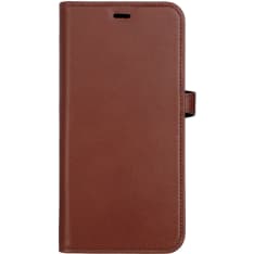 Buffalo iPhone 15 Pro Max brown leather MagSerie 3 card protective case