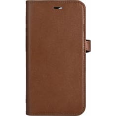 Buffalo 2in1 MagSeries 3-Card iPhone 16 Brown Leather Case