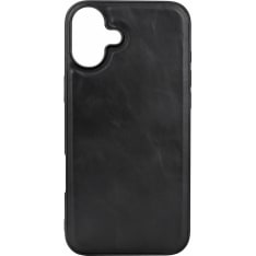 Buffalo MagSeries iPhone 16 Plus Black nahka suojakuori