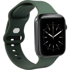 Gear Apple Watch 38/40/41 mm silikoni Olive vihreä kelloranneke