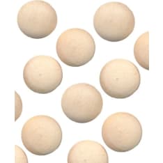 Farnia 100 pcs 40mm wooden knob
