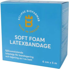 Eclipse Biofarmab lateksiteippi Soft Foam 5m x 6cm