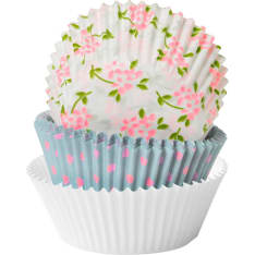 Duni Sweet Roses 75kpl muffinsivuoka