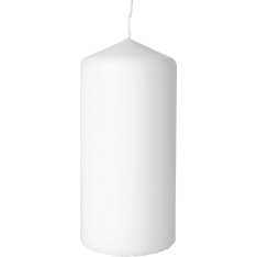 Duni White 15x7cm 62h table candle