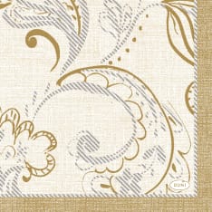 Duni Golden Grace Cream 20pcs 3-ply napkin