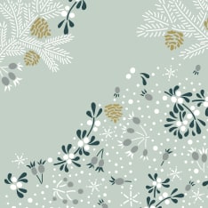 Duni Paper + design frosty florals 20 pcs napkins