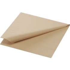 DUNI Bio Natural Brown 33x33 cm 20 kpl lautasliina