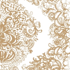 Duni Vallila Mandarin Gold napkin