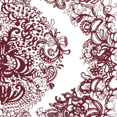 Duni Vallila Mandarin Bordeaux napkin