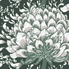 DESIGNS FOR DUNI Vallila Memento Green 3-krs 20kpl napkin