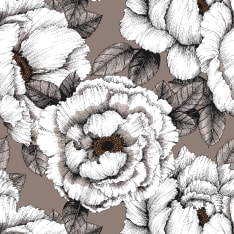 DESIGNS FOR DUNI Vallila Alma Mocha 24x24cm 3-krs 20kpl napkin