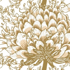 DESIGNS FOR DUNI Vallila Memento Gold 3-krs 20kpl napkin