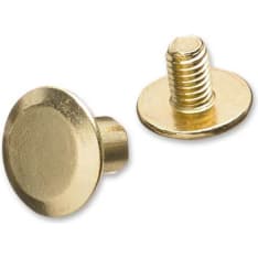 Slöjd-Detaljer 9x5mm brass-plated screw rivet