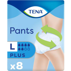 Tena Pants Plus Large 8 pcs incontinence pants