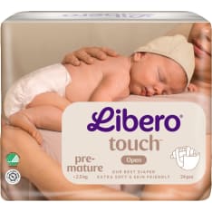 Libero Touch Premature 24 kpl keskosvaippa