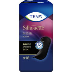 Tena Silhouette Noir Mini 18 pieces incontinence protection