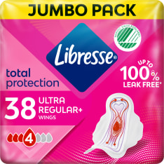 Libresse Ultra+ Regular Wing 38 kpl terveysside