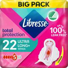 Libresse Ultra Long+ Wings 22kpl terveysside