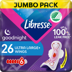 Libresse Ultra Large+ Night Wings 26 kpl side