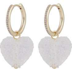 Snö of Sweden Sugar Hearts earrings