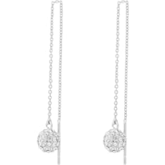 Snö of Sweden Bennet crystal chain earrings