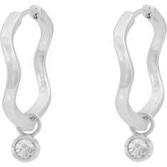 Snö of Sweden Kitty crystal pendant earrings