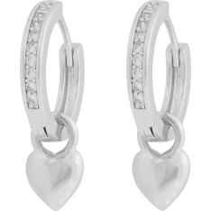 Snö of Sweden Cute crystal pendant earrings