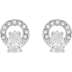 SNÖ of Sweden Callie crystal circle earrings