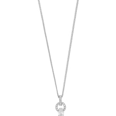 SNÖ of Sweden Callie crystal circle necklace