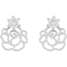 SNÖ of Sweden Flora Rose pendant korvakorut