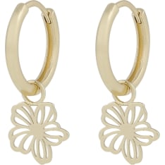 SNÖ of Sweden Flora daisy pendant ring earrings