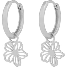 SNÖ of Sweden Flora Daisy Pendant Ring korvarenkaat