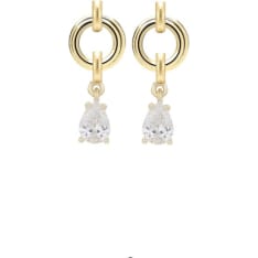 SNÖ of Sweden Callie Small Plain Crystal korvakorut