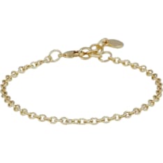 SNÖ of Sweden Steel essential chain anklet