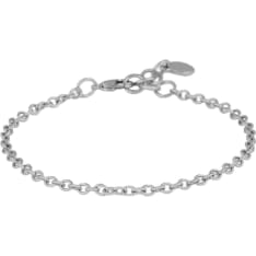 SNÖ of Sweden Steel essential chain anklet