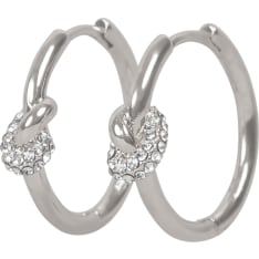 Snö of Sweden Everly Knot Crystal 20mm korvarenkaat