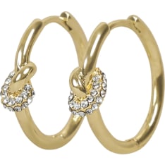 Snö of Sweden Everly Knot Crystal 20mm earrings