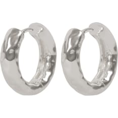 Snö of Sweden Union Chunky Hammered earrings 15mm